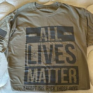 Men’s green Nine Line shirt